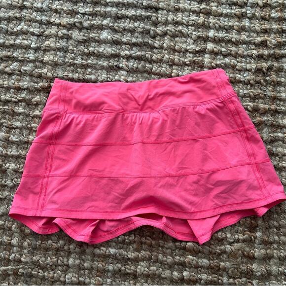 Lululemon Oxygen Bra & Pace Rival Skirt 13” Set – Hot Pink – Size 6 - Picture 11 of 16